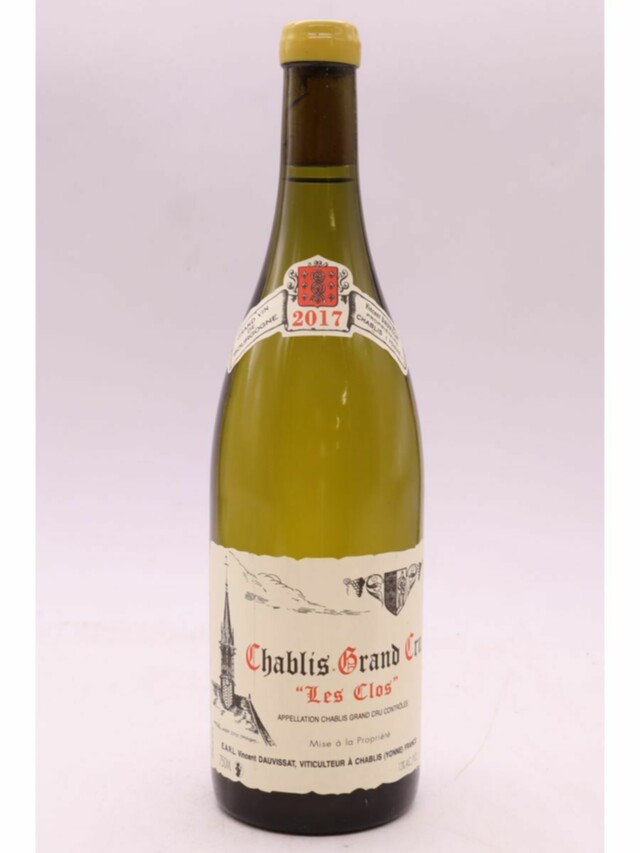 Vincent Dauvissat Chablis Les Clos Grand Cru, 2017