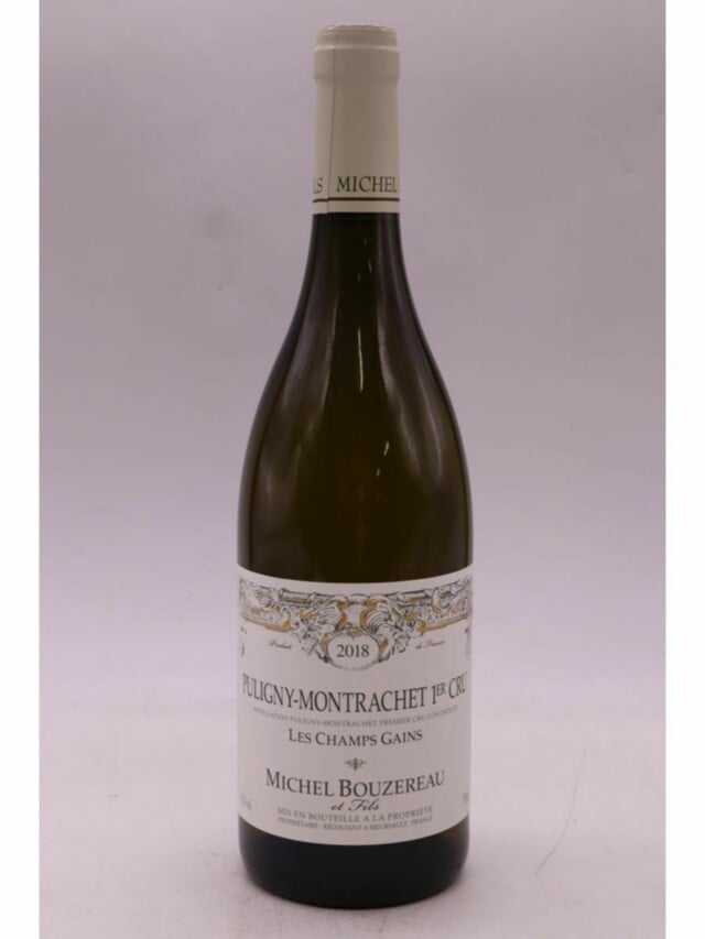 Michel Bouzereau Puligny Montrachet Les Champs Gains, 2018