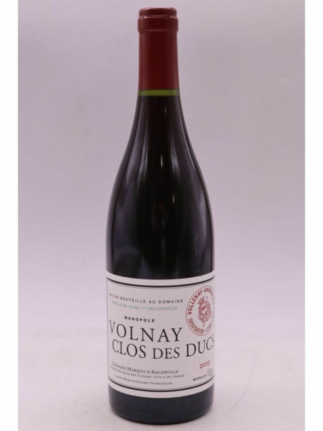 Marquis D'angerville Volnay  Clos Des Ducs 1er Cru, 2019