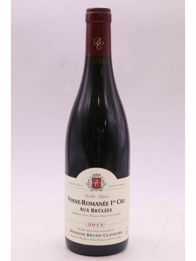 Bruno Clavelier Vosne Romanee Aux Brulees Vieilles Vignes 1er Cru, 2012