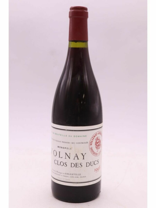Marquis D'angerville Volnay  Clos Des Ducs 1er Cru, 1998