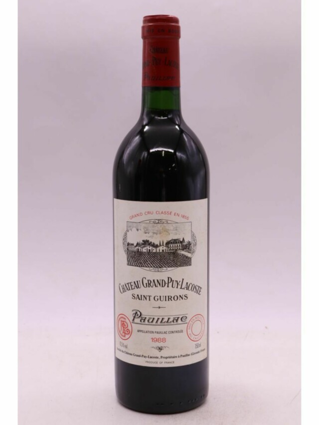 Chateau Grand Puy Lacoste, 1988