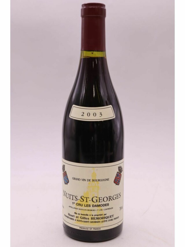 Henri Et Gilles Remoriquet Nuits St Georges Les Damodes 1er Cru, 2003