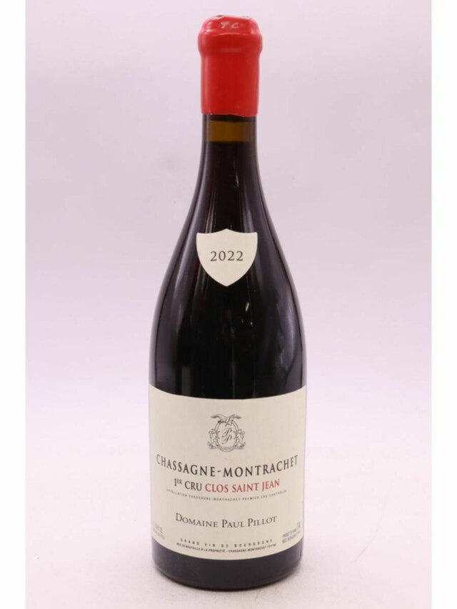 Paul Pillot Chassagne Montrachet Clos Saint Jean Rouge 1er Cru, 2022