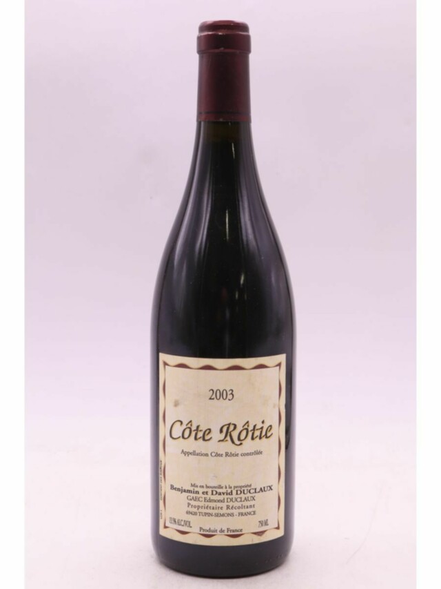 Duclaux Cote Rotie, 2003