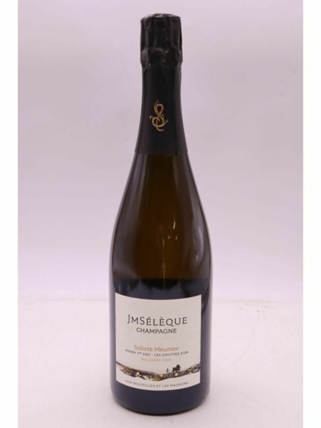 Seleque Soliste Meunier Pierry 1er Cru Les Gouttes D'or, 2018