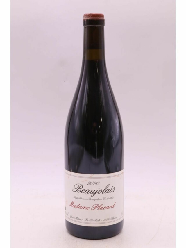 Yvon Metras Beaujolais Madame Placard, 2020