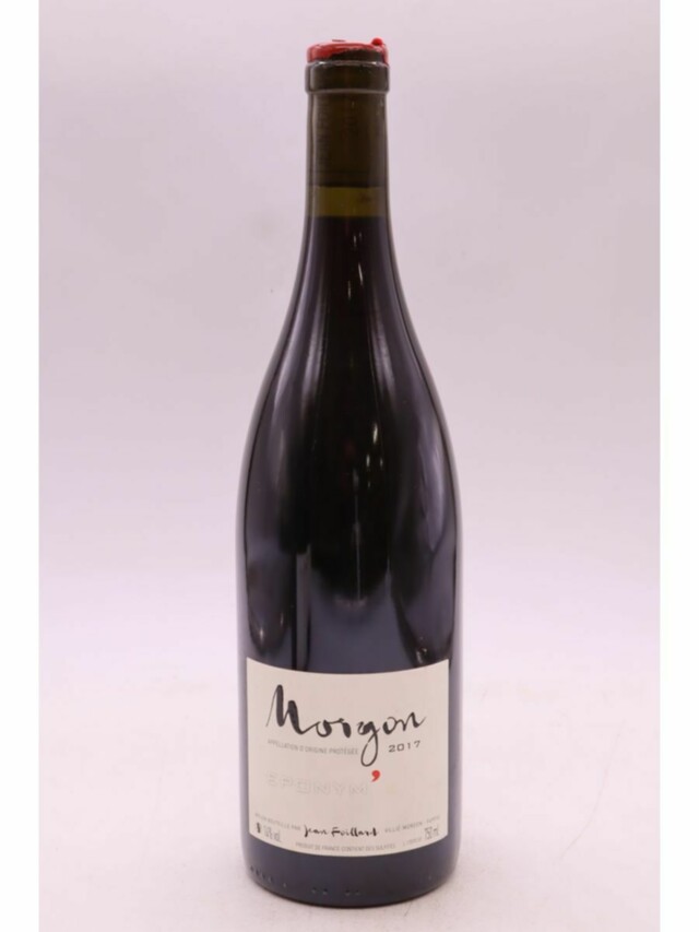 Jean Foillard Morgon Eponyme, 2017