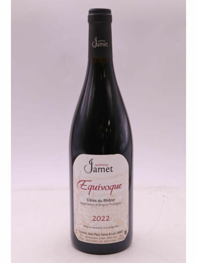 Jamet Cotes Du Rhône Equivoque, 2022