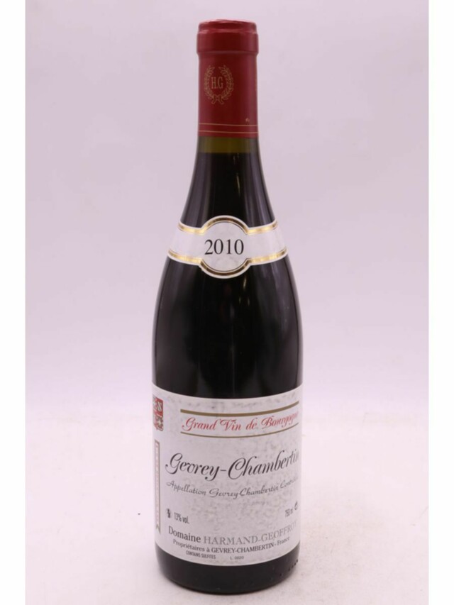 Harmand Geoffroy Gevrey Chambertin, 2010