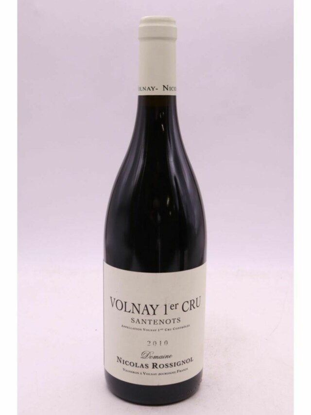 Nicolas Rossignol Volnay 1er Cru Santenots, 2010