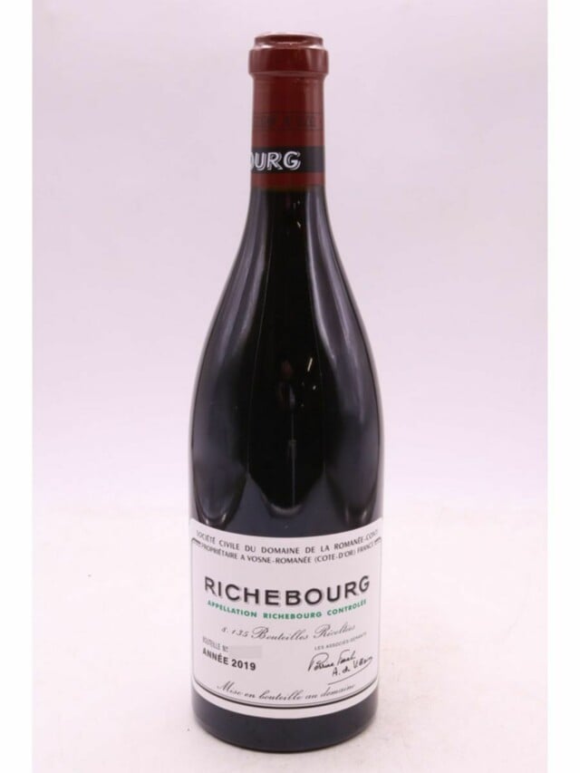 De La Romanee Conti Richebourg Grand Cru, 2019