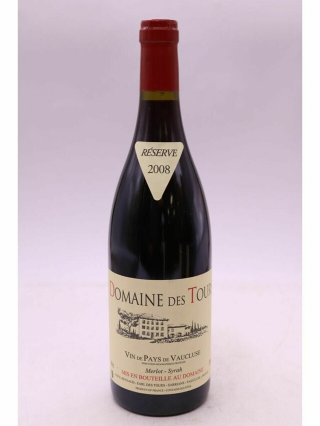 Rayas Domaine Des Tours Vaucluse Merlot-syrah Reserve, 2008