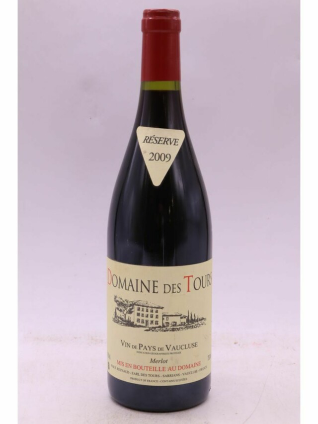 Rayas Domaine Des Tours  Vaucluse Merlot Reserve, 2009