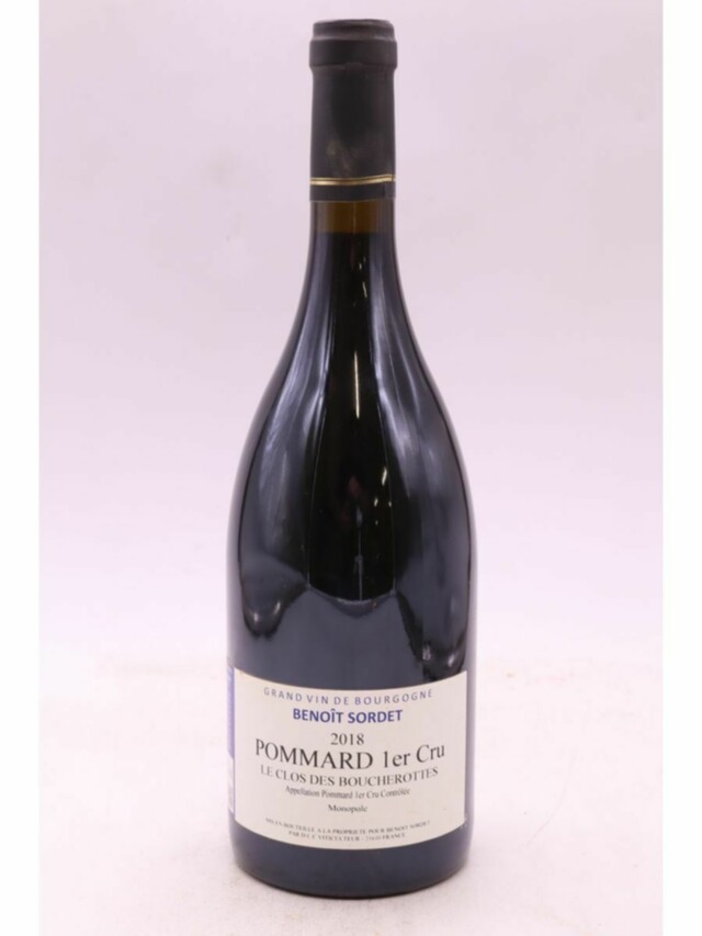 Benoit Sordet Pommard 1er Cru Le Clos Des Boucherottes Monopole, 2018