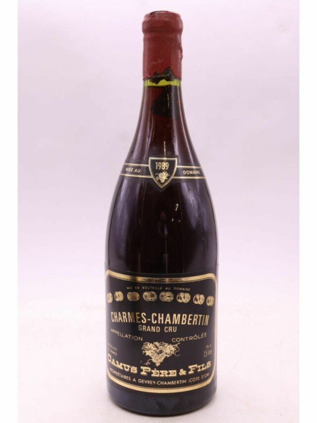 Camus Père Et Fils Charmes Chambertin Grand Cru, 1989