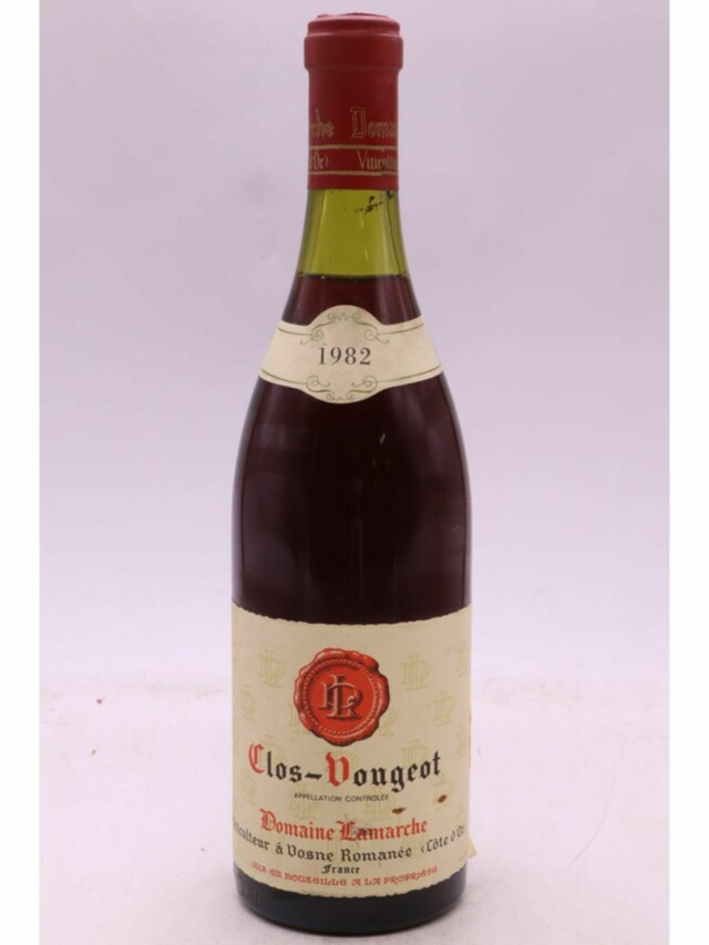 Francois Lamarche Clos Vougeot Grand Cru, 1982