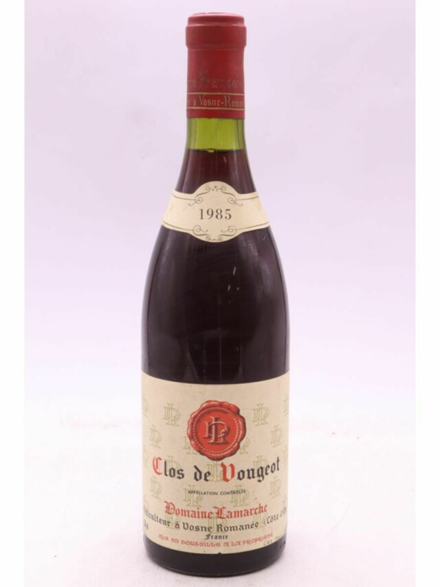 Francois Lamarche Clos Vougeot Grand Cru, 1985
