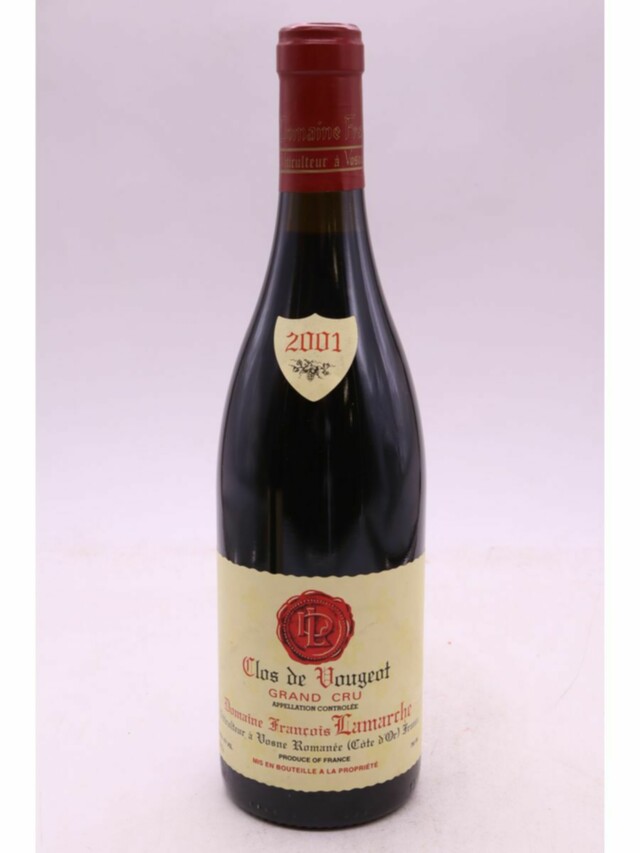 Francois Lamarche Clos Vougeot Grand Cru, 2001