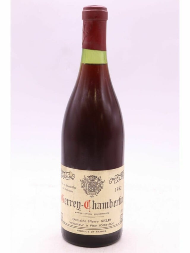 Pierre Gelin Gevrey Chambertin, 1982