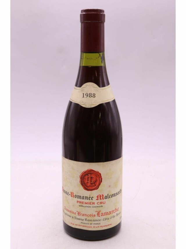 Francois Lamarche Vosne Romanee Les Malconsorts 1er Cru, 1988