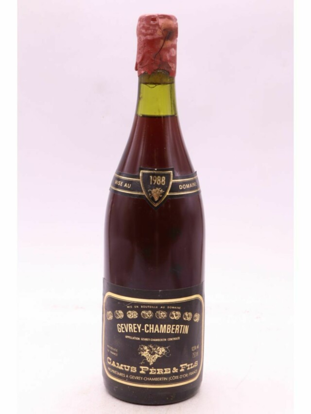 Camus Pere Et Fils Gevrey Chambertin, 1988