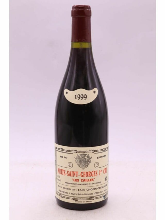 Chopin-gesseaume Nuits St Georges Les Cailles 1er Cru, 1999