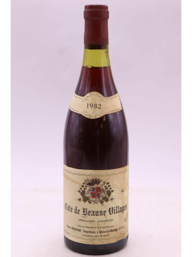 Marcel Regnaudot Cote De Beaune Villages Rouge, 1982