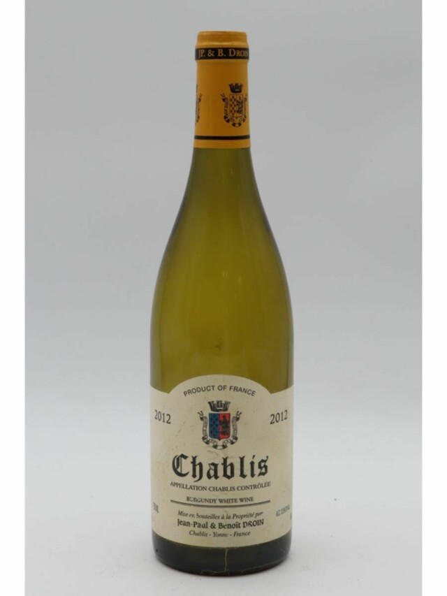 Jean Paul Droin Chablis, 2012