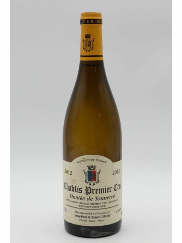 Jean Paul Droin Chablis Montee De Tonnerre 1er Cru, 2012