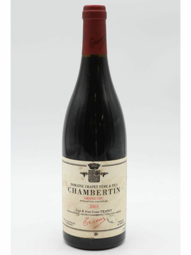 Trapet Chambertin Grand Cru, 2003