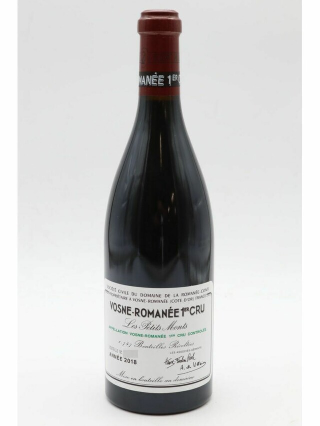 De La Romanee Conti Vosne Romanee Les Petits Monts 1er Cru, 2018