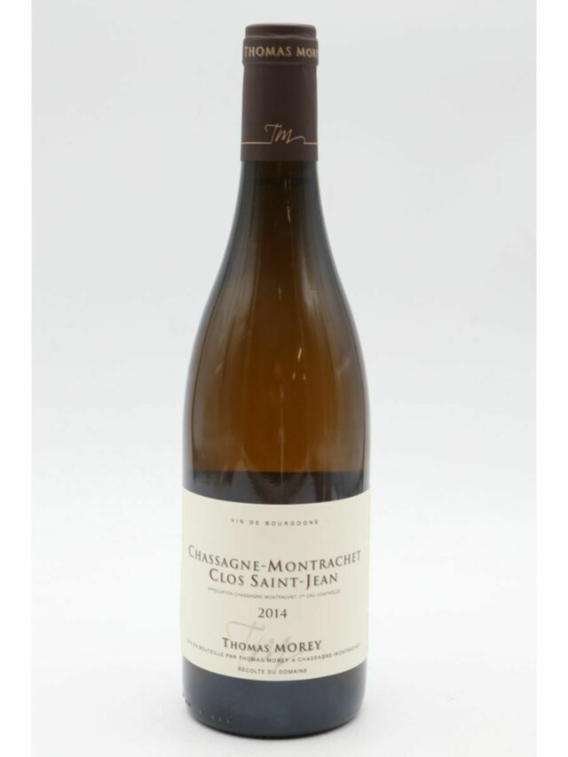 Thomas Morey Chassagne Montrachet Clos Saint Jean 1er Cru, 2014