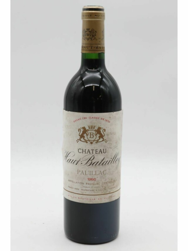 Chateau Haut Batailley, 1986