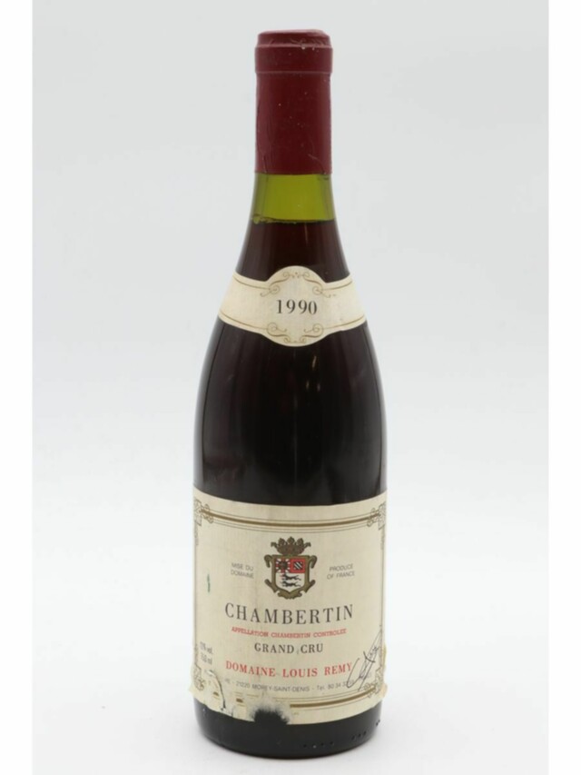 Louis Rémy Chambertin Grand Cru, 1990