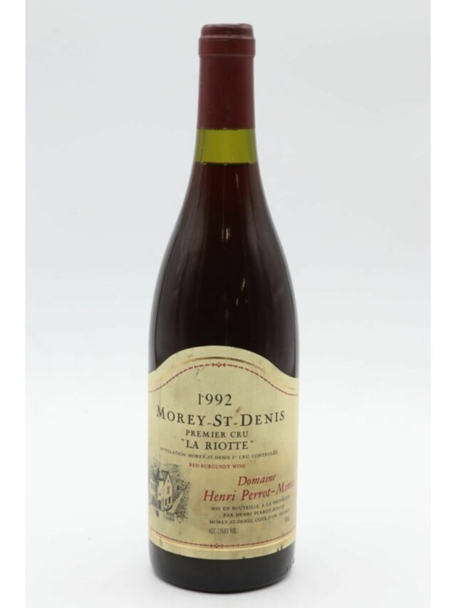 Perrot Minot Morey Saint Denis La Riotte 1er Cru, 1992