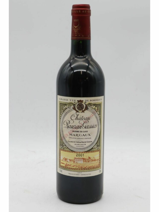 Chateau Rauzan Gassies, 2001