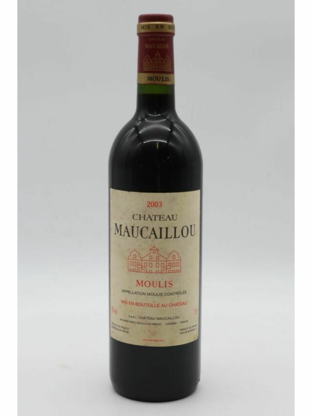 Chateau Maucaillou, 2003