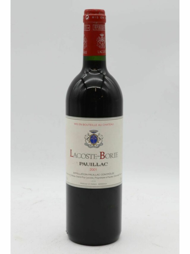 Chateau Grand-puy-lacoste Lacoste-borie, 2001