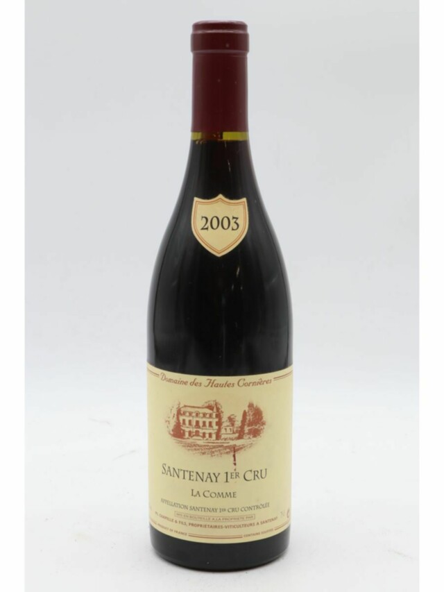 Hautes Cornieres Santenay Comme 1er Cru, 2003
