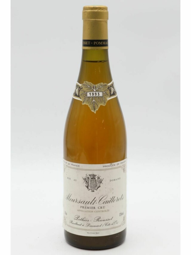 Pothier Rieusset Meursault 1er Cru Caillerets, 1993