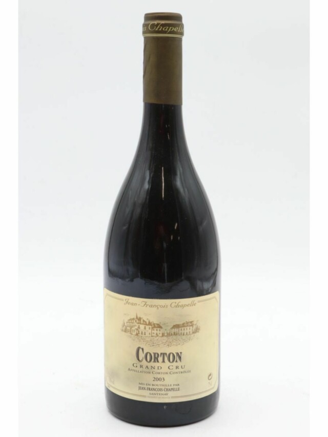 Jean Francois Chapelle Corton, 2003