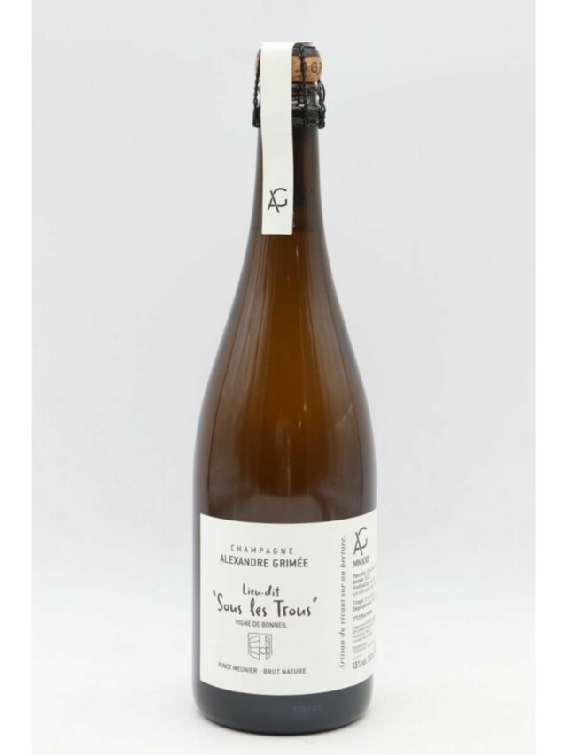 Alexandre Grimee Brut Nature Sous Les Trous