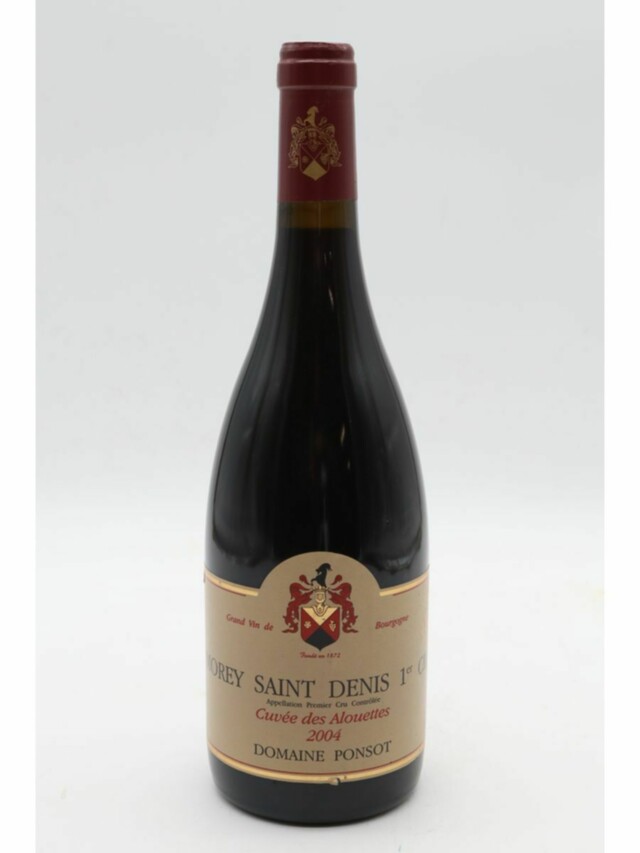Ponsot Morey St Denis Cuvee Des Alouettes 1er Cru, 2004