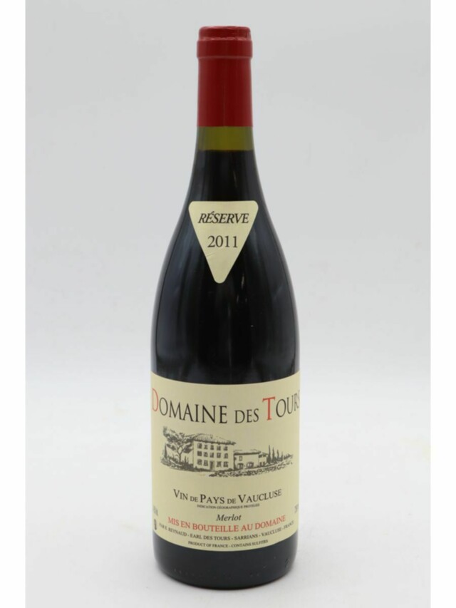 Rayas Domaine Des Tours  Vaucluse Merlot Reserve, 2011