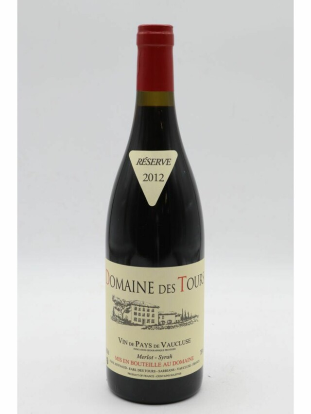 Rayas Domaine Des Tours Vaucluse Merlot-syrah Reserve, 2012