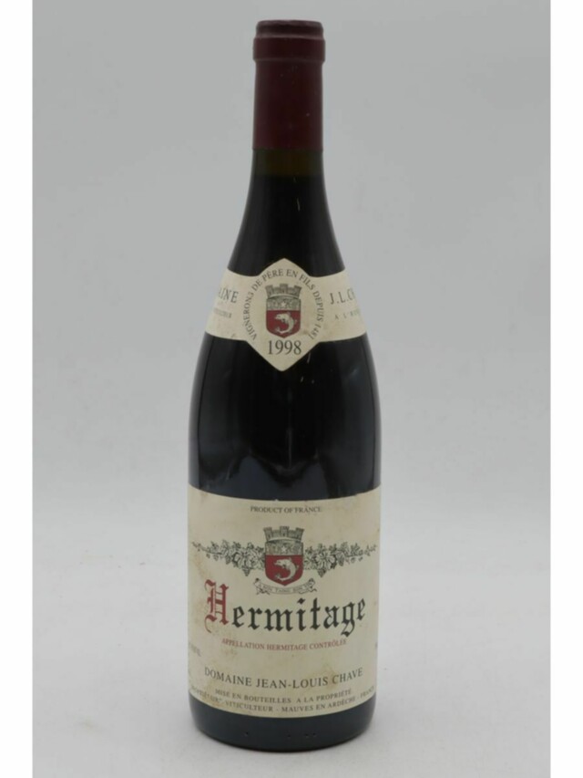 Jean Louis Chave Hermitage Rouge, 1998