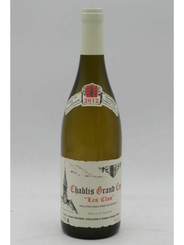 Vincent Dauvissat Chablis Les Clos Grand Cru, 2012