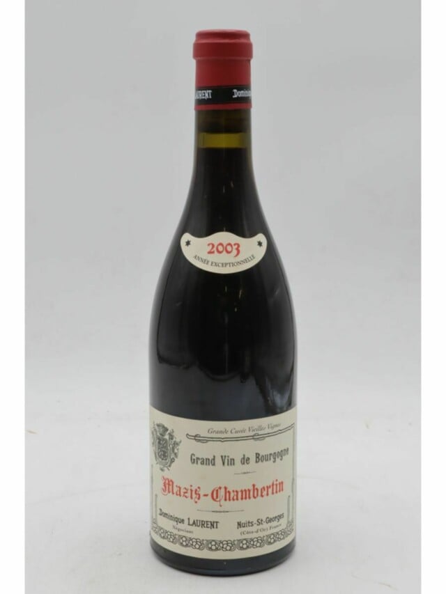 Dominique Laurent Mazis Chambertin Cuvee B Vieilles Vignes, 2003
