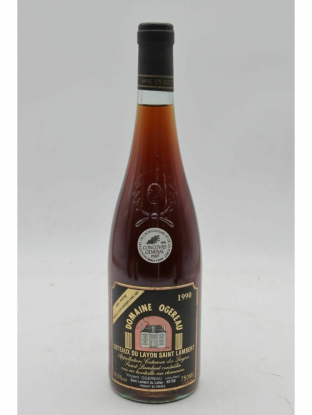 Ogereau Coteaux Du Layon Saint Lambert Cuvee Prestige, 1990